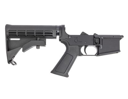 PSA Complete Lower w/LSA Grip AR-15 Classic Lower, Black