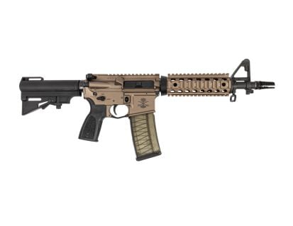 PSA Sabre-18 Mod S 10.3" 300BLK 1:5 CHF CL with Quad Rail Pistol w/ HAR-15 Brace, FDE Anodized
