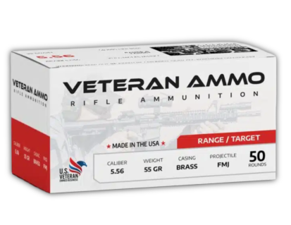 Hyperion Veteran M193 5.56 55gr FMJ Ammo, 50rds - HMBX5565550