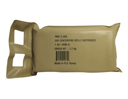 PMC X-Tac 5.56 Ammo 55 Grain FMJ 200rds Sealed Battle Pack - 5.56X-BP