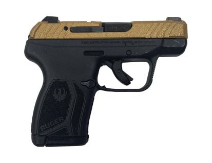 Ruger LCP Max Gold Glitter .380 ACP 2.80" 10rds, Black