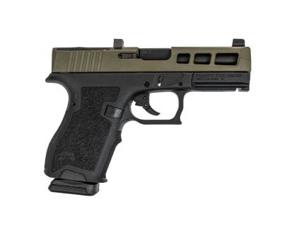 PSA Dagger Compact 9mm Pistol With SW1 Extreme Carry Cut RMR Slide & Non-Threaded Barrel, 2-Tone Sniper Green