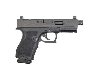 PSA Custom Compact Dagger RMR Pistol With Threaded DLC Barrel, Black