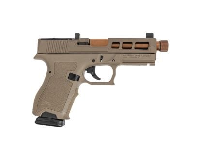 PSA Dagger Compact SW1 RMR Pistol With Threaded Copper Barrel, FDE