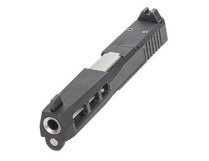 PSA Dagger Complete SW1 RMR Slide Assembly W/ Stainless Barrel, Black