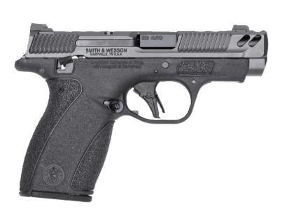 Smith & Wesson PC Bodyguard 2.0 Carry Comp, Thumb Safety, 3.1" 380 Auto Pistol w/ (1) 10rd and (1)12rd Mag, Grey/BLK - 14417