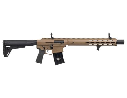 Panzer AR12 PRO-L 18.5" 12 Gauge Shotgun w/ Long Forend, FDE