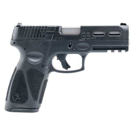Taurus G3 4″ 9mm 15rd / 17rd Pistol, Toro Black with Silde Cuts – 1-G3P941-STL