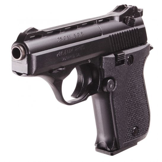 Phoenix Arms 25 ACP Double 10 Round Pistol, Black HP5ABB Palmetto