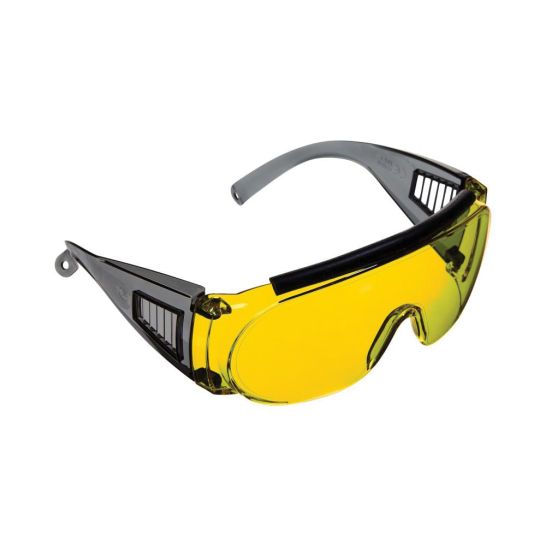 Allen Fit Over Shooting Safety Glasses for Adults Gray, Enhanced Eye