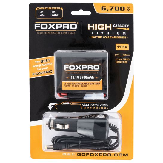 Stay Charged with Foxpro High Capacity LithiumIon Battery and Car