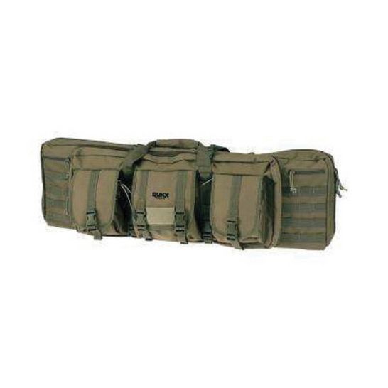 Rukx Gear Tactical Double Rifle Bag 600D Polyester in Green