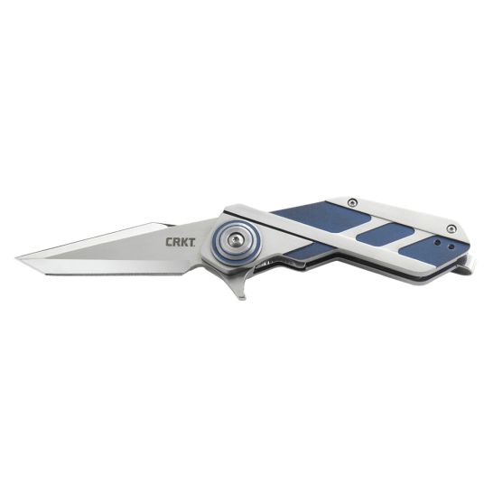 CRKT Deviation Folding Knife Unique Tanto Blade in Striking Blue 2392 Palmetto State Armory