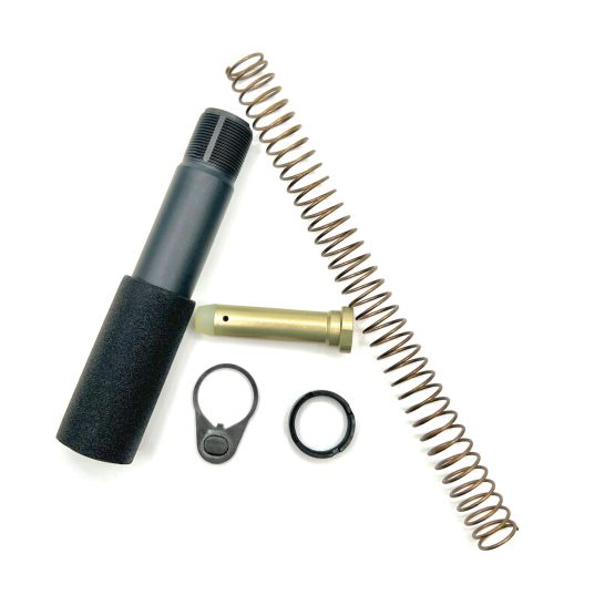 LBE Unlimited Pistol Buffer Tube Kit for AR15 Lower Receivers, Gray