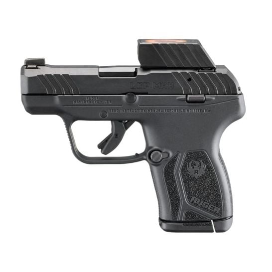 Ruger LCP Max 2.8" .380 ACP 10rd Pistol, Black w/ Tritium Front and ReadyDot Micro Reflex Rear Sight, Holster- 13758