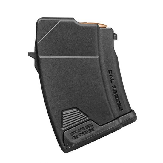 FAB Defense Ultimag AK-47 7.62x39 10 Round Magazine, Black - FX