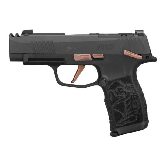Sig Sauer P365-XL Rose Comp California 9mm 3.10" 10rds, Black