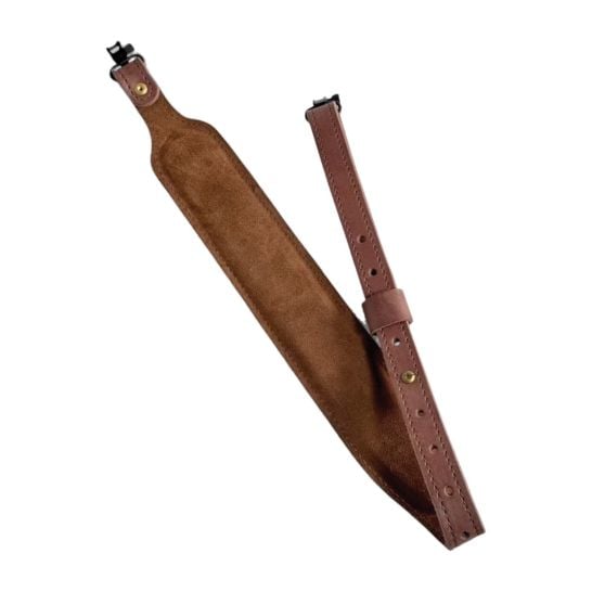 1791 Gunleather Hunt .44 Magnum Rifle Shell Carrier Ammo Sling, Oiled Brown
