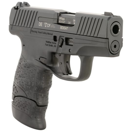 Walther Arms PPS M2 Carry Frame 3.20" 9mm Luger 8rd Pistol, Black Polymer Frame, Tritium Night Sights - 2902532