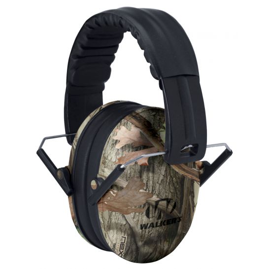 Walkers Game Ear 23 dB Over the Head Folding Muff, Camo GWPFKDMCAMO