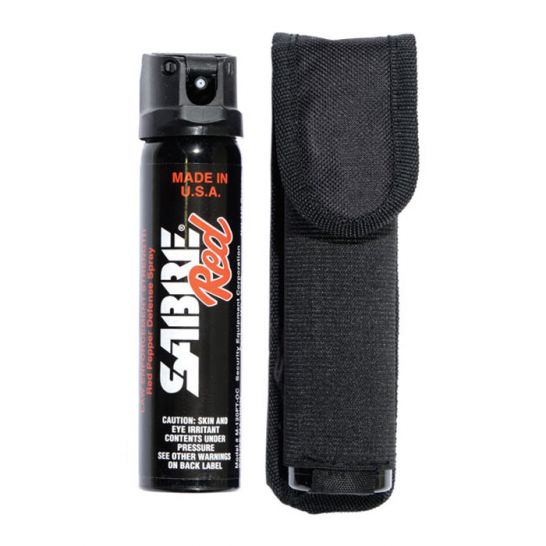 Sabre Magnum 120 Pepper Spray with Flip Top and Belt Holster BG