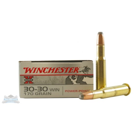Winchester 3030 170gr PowerPoint SuperX Ammunition 20rds X30303