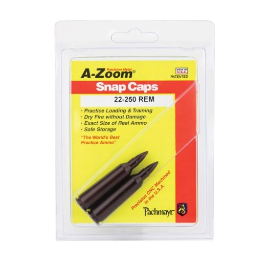 .22-250 Snap Caps, 2 Pack