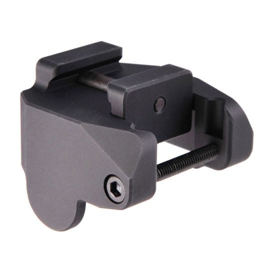 WEYLLAN PA60 Picatinny Arca-Swiss Rail Mount Adaptador, abrazadera de riel CNC Picatinny de metal con cola de milano estándar Arca-Swiss y orificio de montaje QD Sling, compatible con trípode rótula
