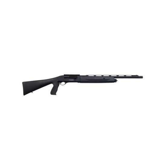 Weatherby SA459 22" 12ga Shotgun w/ Pistol Grip, Black Synthetic