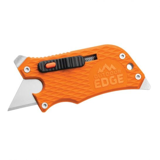 Outdoor Edge Knives SLIDEWINDER Knife, 3/4", Orange SWB10D