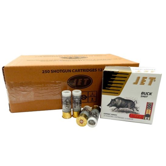 Jet Buckshot 12 Gauge 00Buck Ammo, 250rds GFJET00 Palmetto State Armory