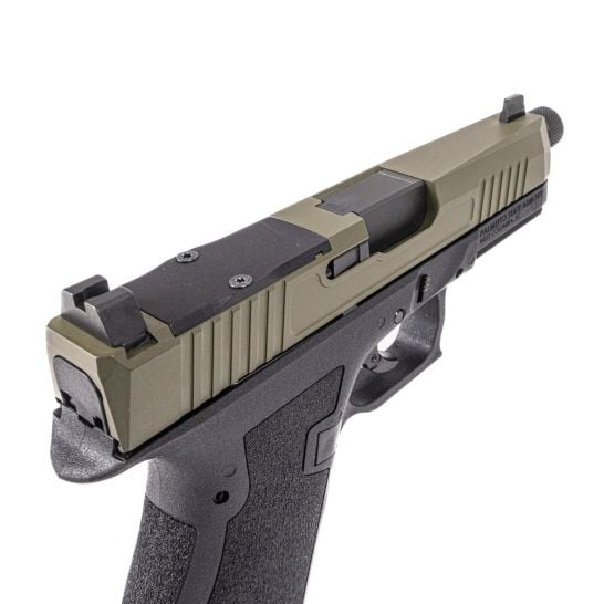 PSA Dagger Full Size - S 9mm Pistol With Extreme Carry Cut RMR Slide & Threaded Barrel, Two-Tone Sniper Green
