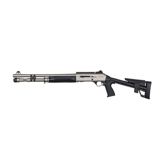 Panzer M4 Marine 12 Gauge Shotgun 18.5" Semi-Auto, Black - PAM4MTSFSS