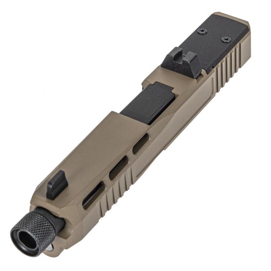 PSA Dagger Complete SW4 RMR Slide With Threaded Barrel,FDE Palmetto