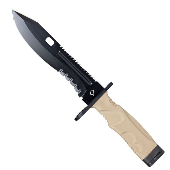 Kronos l Fixed Blade Knife w/ Nylon Sheath, Coyote KR3003