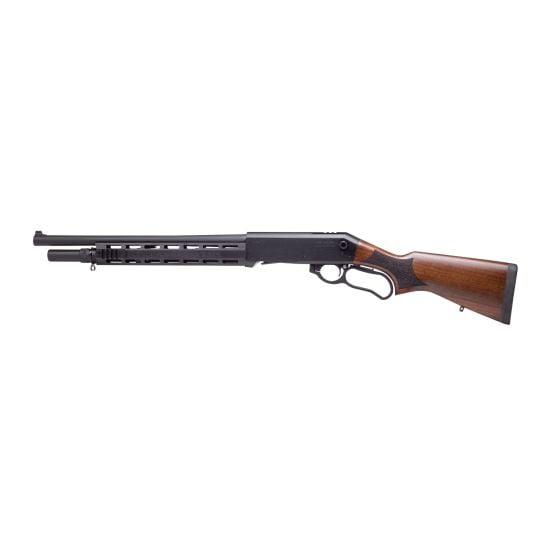 Panzer EG-220 Tactical 12 Gauge 18.5" 5rd Lever Action Shotgun, Black/Walnut - PAEG220LATS