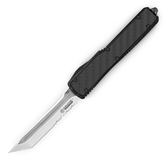Krate Tactical "Karma" OTF Knife, Black KRTOTFCFBARBLKX