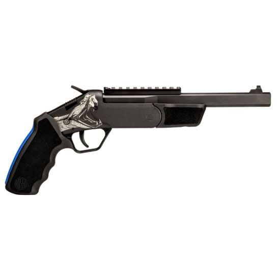 Rossi Brawler 410 / 45LC 9″ Single Shot Pistol, Snake Engraved – SSPB9-ENG3