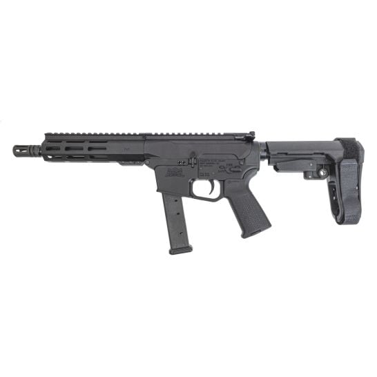 PSA 8" 9mm 1:10 7" Lightweight Hex M-Lok MOE SBA3 Pistol