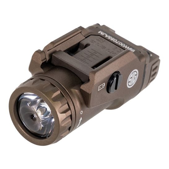 Sig Sauer Foxtrot 1X Weapon 450 Lumens Mounted Light, Flat Dark Earth FDE - 450 Lumens - SOF12002