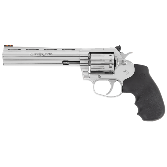 Colt King Cobra .22LR Revolver, 6" Barrel, Silver - KCOBRA22SP6RFO