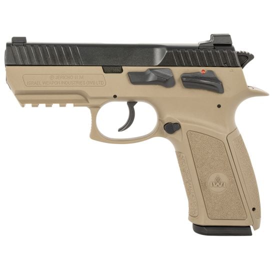 IWI Jericho 941 9mm 3.8" 17rd Pistol, Flat Dark Earth - J941PSL9FDII