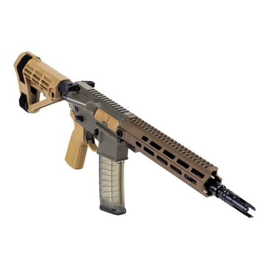 PSA Sabre-15 Forged 11.5" 5.56 Pistol w/Rifle Speed Gas Block and SBA-4 Brace, Moss Green