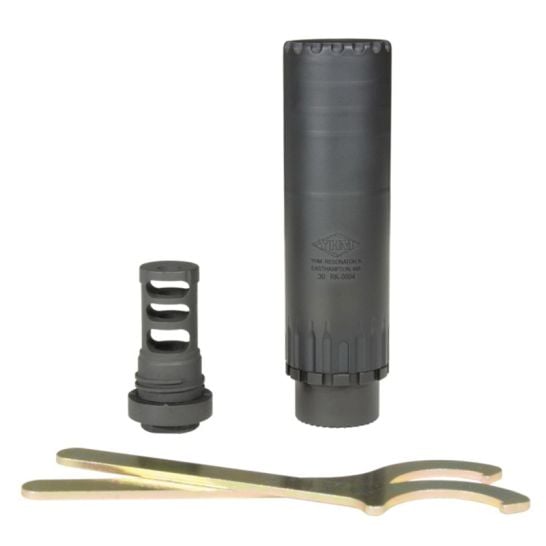 YHM Resonator K .30 Cal Rifle Suppressor, Black