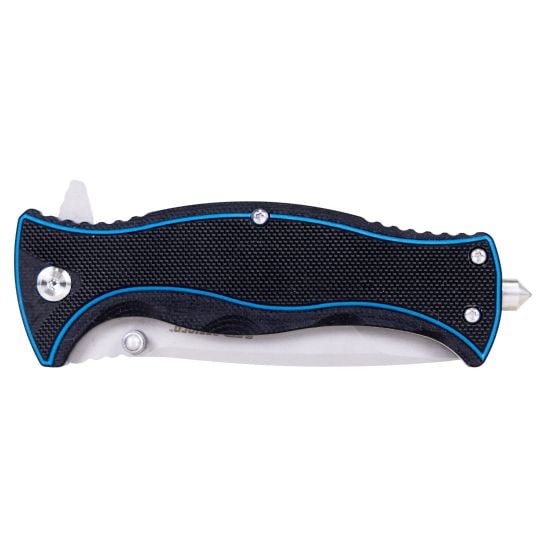 Smith & Wesson M&P Officer Folding Tanto Knife, Black/Blue - 1135797