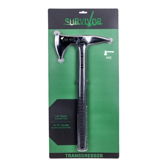 Master Cutlery Survivor Transgressor Tomahawk, Black - SV-AXE002BKCS