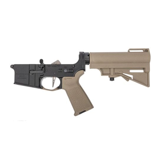 PSA Guardsman-15 Complete MOE Pistol Lower w/ HAR-15 Brace, FDE