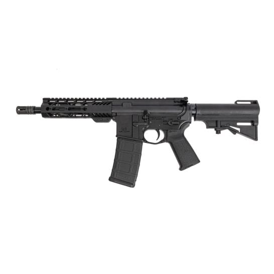 PSA 8.5" Pistol-Length 300AAC Blackout Nitride 1/7 7" Lightweight M-Lok MOE AR-15 Complete Pistol W/HAR-15 Brace, Black