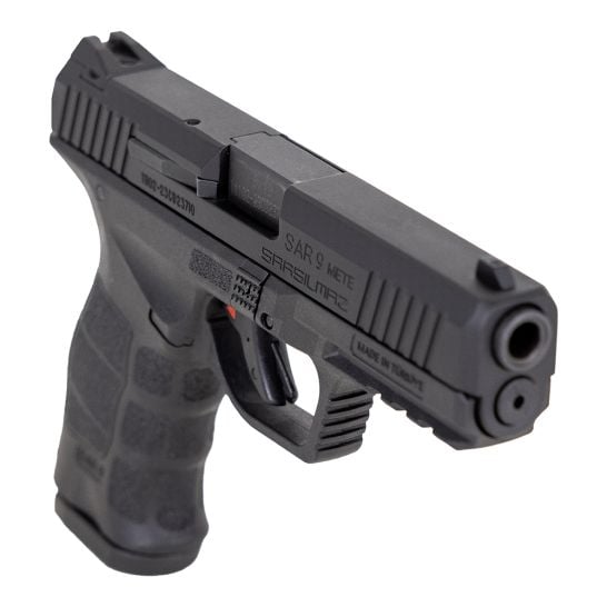 SAR USA METE 9mm 17rd 4.4" Pistol, Black No Safety - SAR9METENSBL