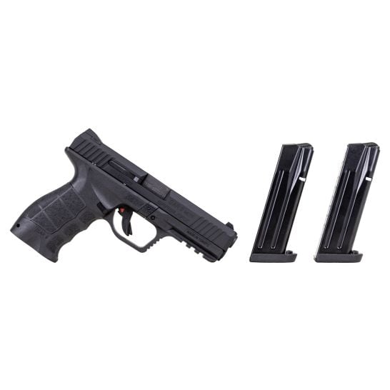 SAR USA METE 9mm 17rd 4.4" Pistol, Black No Safety - SAR9METENSBL